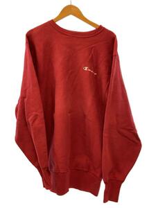 Champion◆スウェット/XXL/コットン/RED/無地