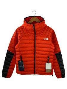 THE NORTH FACE◆Ultimate Down Hoodie/ダウンジャケット_ND91923/S/ナイロン/ORN