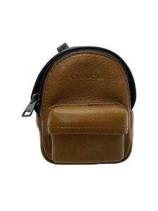 COACH* key holder / leather rucksack charm 