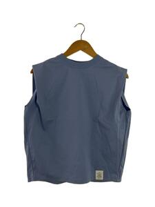 HYKE◆SLEEVELESS TEE(6.5OZ)/Tシャツ/1/コットン/BLU/12380-1701