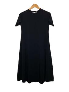 23区◆半袖ニットワンピース/32/レーヨン/BLK/CM.0453