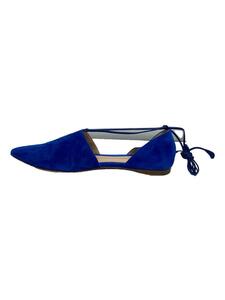 Gianvito Rossi◆フラットパンプス/37/BLU/スウェード