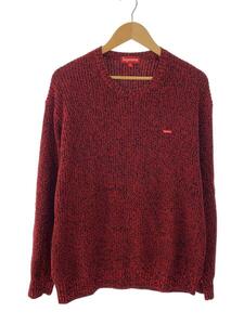 Supreme◆セーター(厚手)/XL/コットン/RED/21AW/Melange Rib Knit Sweater