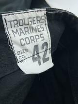 MILITARY◆80s/MARINES CORPS/カーゴパンツ/-/コットン/BLK/無地_画像5