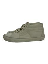 VANS◆ハイカットスニーカー/US9.5/CRM/キャンバス_画像1