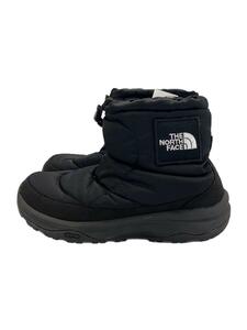 THE NORTH FACE◆Nuptse Bootie WP Logo Short/ブーツ/26cm/ブラック/ポリエステル/汚れ有