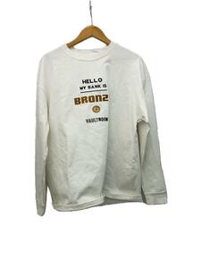 VAULT ROOM/長袖Tシャツ/XL/コットン/WHT/BRONZE L/S TEE/襟ぐり状態考