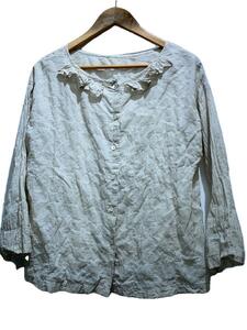 nest Robe◆半袖シャツ/-/コットン/CRM/ストライプ/01143-1263