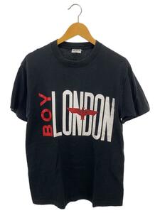 BOY LONDON◆Tシャツ/カットソー/半袖/M/コットン/BLK