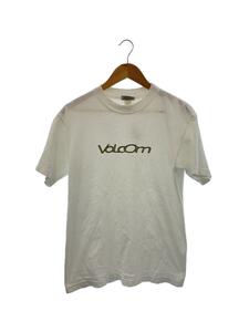 VOLCOM◆Tシャツ/M/コットン/WHT