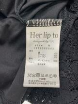 Her lip to◆7分袖ワンピース/M/コットン/BLK/1223305052_画像4