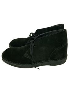 Clarks◆チャッカブーツ/9M/BLK/スウェード/82288