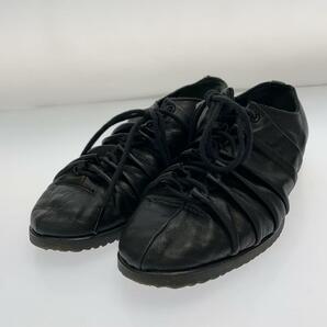 yohji yamamoto POUR HOMME◆SCRATCHED SOFT LEATHER SHOES/シューズ/BLK/FZ-E05-763の画像2