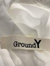 Ground Y◆長袖シャツ/3/レーヨン/WHT/GG-B11-200_画像3