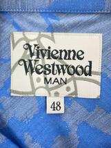 Vivienne Westwood MAN◆半袖シャツ/48/コットン/BLU/総柄/VW-WR-70725/299006_画像3