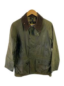 Barbour◆コート/-/コットン/GRN/無地/フロントボタン欠品