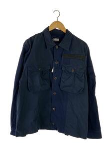 DIESEL◆S-ADAIR/長袖シャツ/M/コットン/NVY/A02674