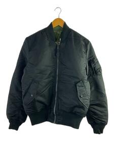 ALPHA INDUSTRIES◆フライトジャケット/L/ナイロン/BLK/TA0179-8001