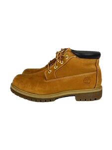 Timberland◆NELSON CHUKKA WP/ネルソンチャッカ/レースアップブーツ/27.5cm/キャメル/レザー/A2998