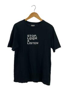 DIESEL◆Tシャツ/M/コットン/BLK