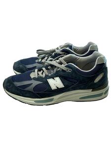 NEW BALANCE◆Made in UK 991 v2 NV2/ローカットスニーカー/UK8.5/NVY/スウェード/U991NV2