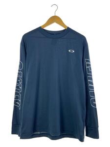 OAKLEY◆長袖Tシャツ/XL/ポリエステル/NVY