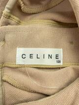 CELINE◆ワンピース/100cm/コットン/BEG/無地_画像3