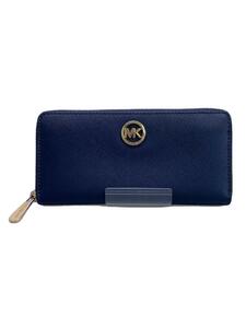 MICHAEL KORS◆長財布/-/NVY/無地/レディース/db-1608