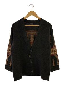 PENDLETON◆カーディガン(厚手)/S/ウール/GRY/無地