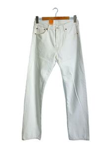 Levi’s◆501/メキシコ製/フラッシャー付き/ボトム/30/コットン/WHT/PC9-00501-1548