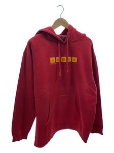 BURTON◆パーカー/L/コットン/RED/無地/スウェット/レッド/裏起毛/トップス/