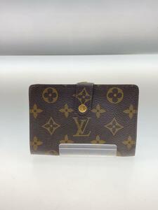 LOUIS VUITTON◆ポルト・モネ・ビエ・ヴィエノワ_モノグラム・キャンバス_BRW/PVC/BRW/メンズ