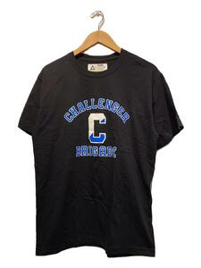 CHALLENGER◆23SS/COLLEGE TEE/Tシャツ/L/コットン/BLK/プリント