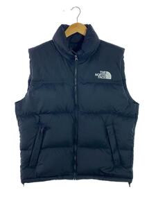 THE NORTH FACE◆NUPTSE VEST_ヌプシベスト/XL/ポリエステル/BLK/無地