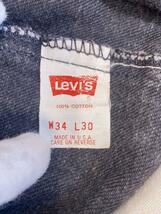 Levi’s◆560/90s/後染め/ストレートパンツ/W34L30/デニム/BLK_画像4