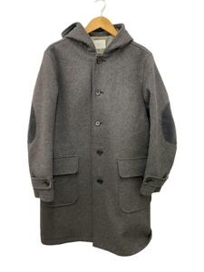 URBAN RESEARCH* turn-down collar coat /40/ wool /GRY/ plain /DR62-17Y016