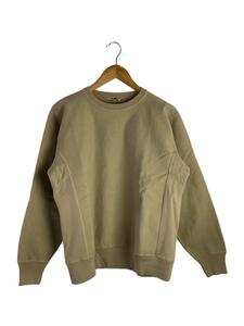 AURALEE◆20AW/SUPER MILLED SWEAT/スウェット/3/コットン/CML/無地/A20AP02SM