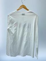 Paul Smith◆長袖Tシャツ/M/コットン/WHT/プリント/PY-DW-70248_画像2