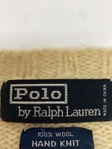 POLO RALPH LAUREN◆セーター(厚手)/M/ウール/NVY/KR-RL-HA-0805_画像3