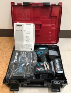 未使用 makita マキタ TD002GRDX 40Vmax 充電式インパクトドライバ バッテリー2個