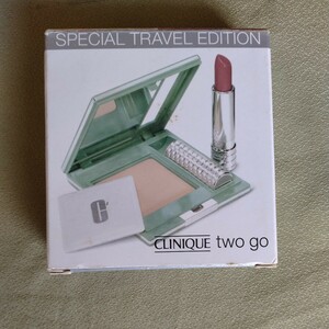 未使用★CLINIQUE two go special travel edition★ クリニークツーゴー★ファンデーション　口紅