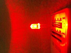 自作用 5mm LED 赤20000mcd 100個&抵抗