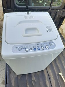 TOSHIBA　東芝　全自動洗濯機　給水　排水ホース付　動作確認済　AW-204 2008年　簡易清掃済