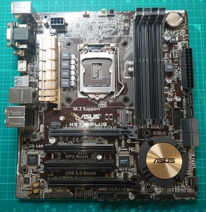 【ASUS】 H97M-PLUS　LGA1150 第4世代マザーボード　動作確認済み