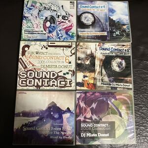 MIXCD DJ MISTA DONUT PRESTO CRADLE SOUND CONTACT 6本セット★GROOVEMAN SPOT NUJABES MURO KIYO KOCO KENTA