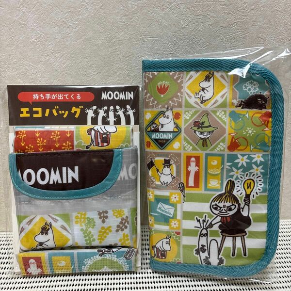 郵便局限定 ムーミン エコバッグ マルチケース マルチポーチ 郵便局限定