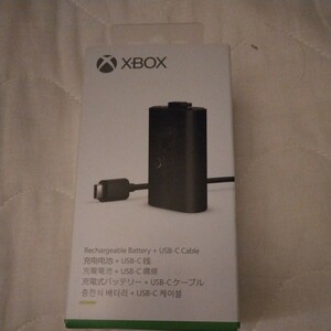 未開封/Xbox 充電式バッテリー +USB-Cケーブル/Microsoft