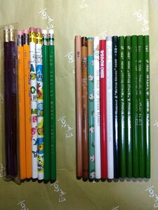 鉛筆 未使用40本、ツインタイプ24色 鉛筆