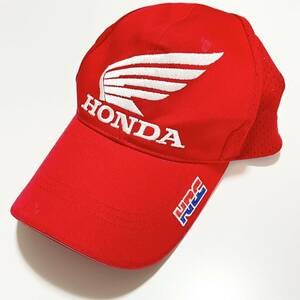 ホンダ HRC キャップ 8耐応援グッズ 限定品 Honda CBR1000RR 帽子 レッド 赤 鈴鹿8耐 バイク レース JSB motoGP メッシュ