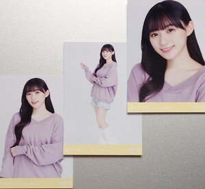 川﨑 桜『ルーズソックス』(2024.January) 乃木坂46 生写真3枚コンプ